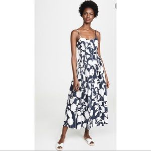 Mara Hoffman Mischa Dress Navy White Floral
